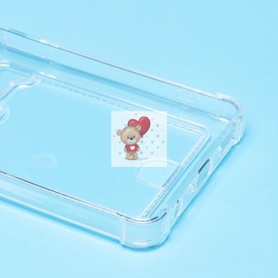 Чехол-накладка для Infinix Hot 40 Pro (прозрачный) - SC278 с картхолдером Чехол-накладка для Infinix Hot 40 Pro (прозрачный) - SC278 с картхолдером