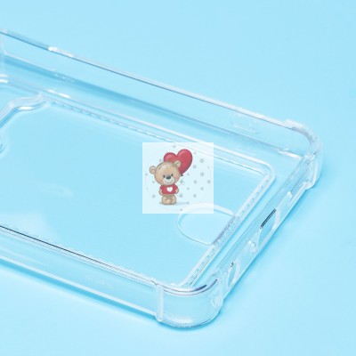 Чехол-накладка для Infinix Hot 40 (прозрачный) - SC278 с картхолдером Чехол-накладка для Infinix Hot 40 (прозрачный) - SC278 с картхолдером