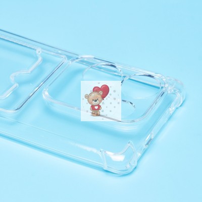 Чехол-накладка для Infinix Zero 30 4G (прозрачный) - SC278 с картхолдером Чехол-накладка для Infinix Zero 30 4G (прозрачный) - SC278 с картхолдером