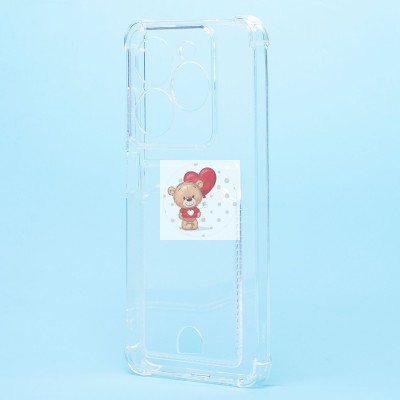 Чехол-накладка для Tecno Pop 8 (прозрачный) - SC278 с картхолдером Чехол-накладка для Tecno Pop 8 (прозрачный) - SC278 с картхолдером