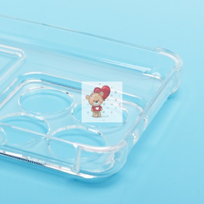 Чехол-накладка для Xiaomi 14T Pro (прозрачный) - SC278 с картхолдером Чехол-накладка для Xiaomi 14T Pro (прозрачный) - SC278 с картхолдером