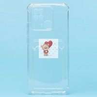 Чехол-накладка для Xiaomi Redmi 10C (прозрачный) - SC278 с картхолдером Чехол-накладка для Xiaomi Redmi 10C (прозрачный) - SC278 с картхолдером