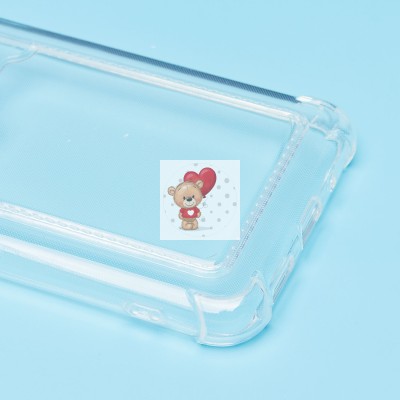 Чехол-накладка для Xiaomi Redmi 9C (прозрачный) - SC278 с картхолдером