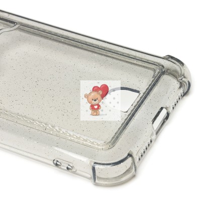 Чехол-накладка для Apple iPhone 11 (черный) - SC300 с картхолдером Чехол-накладка для Apple iPhone 11 (черный) - SC300 с картхолдером