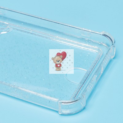 Чехол-накладка для Apple iPhone 12 Pro (белый) - SC300 с картхолдером