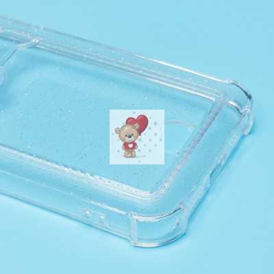 Чехол-накладка для Apple iPhone 12 (белый) - SC300 с картхолдером Чехол-накладка для Apple iPhone 12 (белый) - SC300 с картхолдером