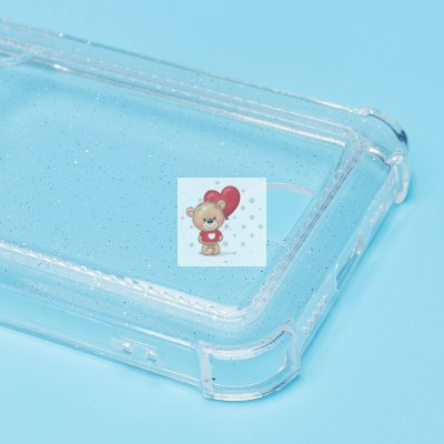 Чехол-накладка для Apple iPhone 13 Pro (белый) - SC300 с картхолдером