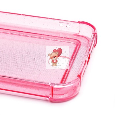 Чехол-накладка для Apple iPhone 14 Plus (розовый) - SC300 с картхолдером