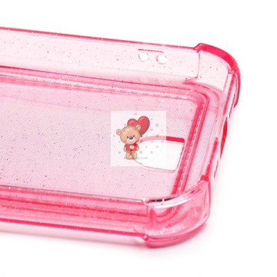 Чехол-накладка для Apple iPhone 14 Pro (розовый) - SC300 с картхолдером