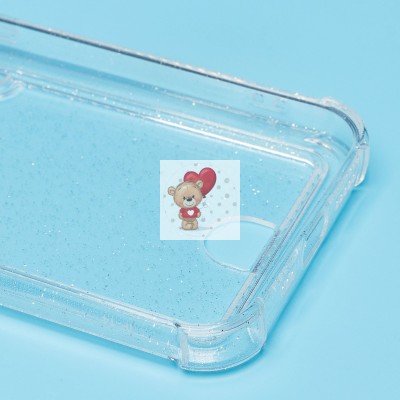 Чехол-накладка для Apple iPhone 14 (белый) - SC300 с картхолдером