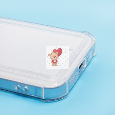 Чехол-накладка для Apple iPhone 15 Pro (белый) - SC300 с картхолдером