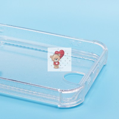 Чехол-накладка для Apple iPhone 15 Pro (белый) - SC300 с картхолдером