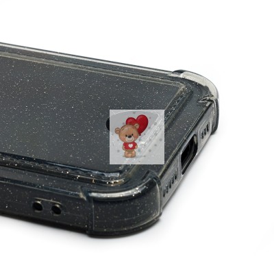 Чехол-накладка для Apple iPhone 16 Pro (черный) - SC300 с картхолдером