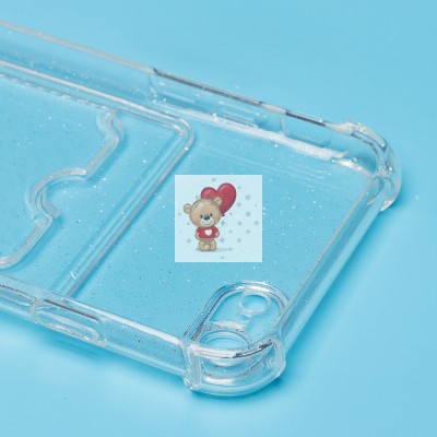 Чехол-накладка для Apple iPhone 7 (белый) - SC300 с картхолдером Чехол-накладка для Apple iPhone 7 (белый) - SC300 с картхолдером