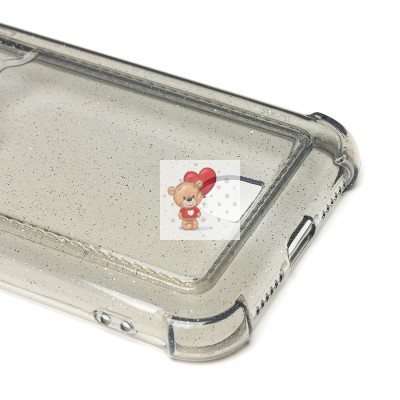 Чехол-накладка для Apple iPhone XR (черный) - SC300 с картхолдером Чехол-накладка для Apple iPhone XR (черный) - SC300 с картхолдером