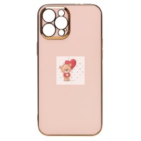 Чехол-накладка для Apple iPhone 12 Pro Max (светло-розовый) - SC301