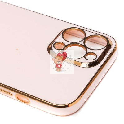 Чехол-накладка для Apple iPhone 12 Pro Max (светло-розовый) - SC301
