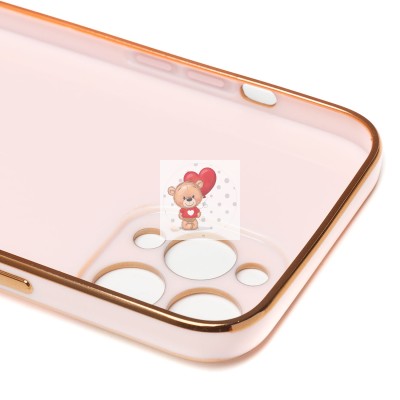 Чехол-накладка для Apple iPhone 12 Pro Max (светло-розовый) - SC301