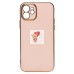 Чехол-накладка для Apple iPhone 12 (светло-розовый) - SC301
