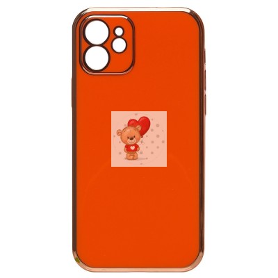 Чехол-накладка для Apple iPhone 12 (оранжевый) - SC301 Чехол-накладка для Apple iPhone 12 (оранжевый) - SC301