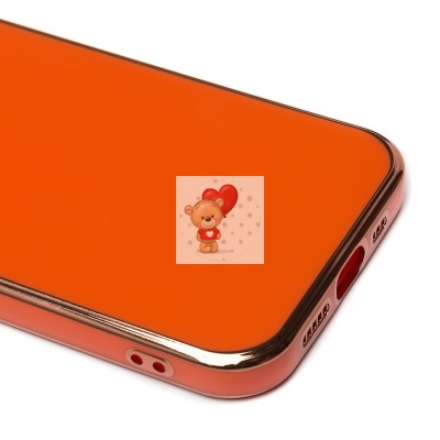 Чехол-накладка для Apple iPhone 12 (оранжевый) - SC301