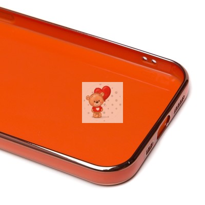 Чехол-накладка для Apple iPhone 12 (оранжевый) - SC301