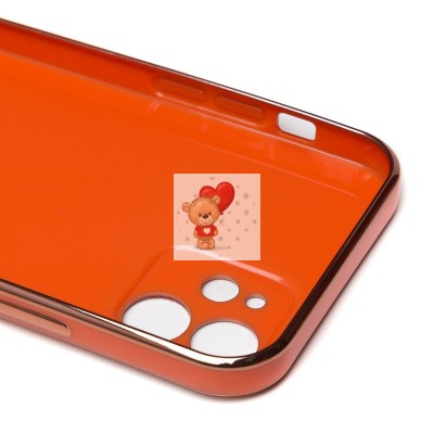 Чехол-накладка для Apple iPhone 12 (оранжевый) - SC301