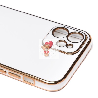 Чехол-накладка для Apple iPhone 12 (белый) - SC301 Чехол-накладка для Apple iPhone 12 (белый) - SC301