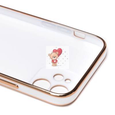 Чехол-накладка для Apple iPhone 12 (белый) - SC301 Чехол-накладка для Apple iPhone 12 (белый) - SC301