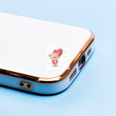 Чехол-накладка для Apple iPhone 13 Pro (белый) - SC301