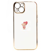 Чехол-накладка для Apple iPhone 13 (белый) - SC301