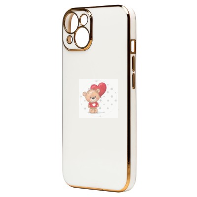 Чехол-накладка для Apple iPhone 13 (белый) - SC301