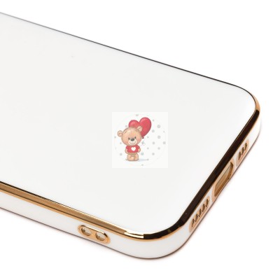 Чехол-накладка для Apple iPhone 13 (белый) - SC301