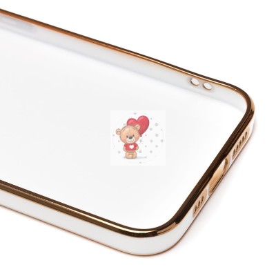 Чехол-накладка для Apple iPhone 13 (белый) - SC301