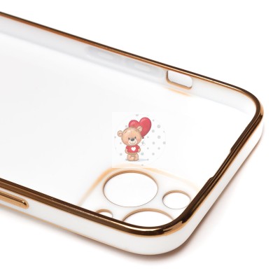 Чехол-накладка для Apple iPhone 13 (белый) - SC301