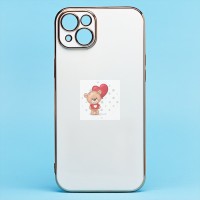 Чехол-накладка для Apple iPhone 14 Plus (белый) - SC301