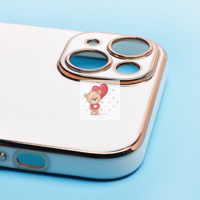 Чехол-накладка для Apple iPhone 14 Plus (белый) - SC301