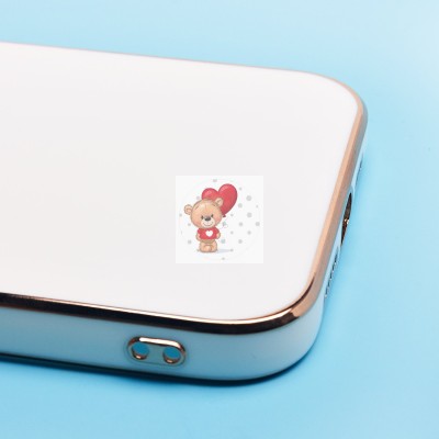 Чехол-накладка для Apple iPhone 14 Plus (белый) - SC301