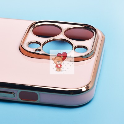 Чехол-накладка для Apple iPhone 14 Pro Max (светло-розовый) - SC301