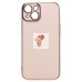 Чехол-накладка для Apple iPhone 14 (светло-розовый) - SC301
