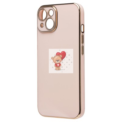 Чехол-накладка для Apple iPhone 14 (светло-розовый) - SC301