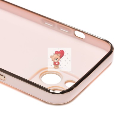 Чехол-накладка для Apple iPhone 14 (светло-розовый) - SC301