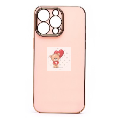 Чехол-накладка для Apple iPhone 15 Pro Max (светло-розовый) - SC301