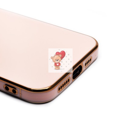 Чехол-накладка для Apple iPhone 15 Pro Max (светло-розовый) - SC301