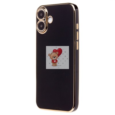 Чехол-накладка для Apple iPhone 16 Plus (черный) - SC301 Чехол-накладка для Apple iPhone 16 Plus (черный) - SC301