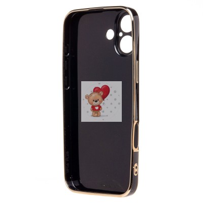 Чехол-накладка для Apple iPhone 16 Plus (черный) - SC301 Чехол-накладка для Apple iPhone 16 Plus (черный) - SC301