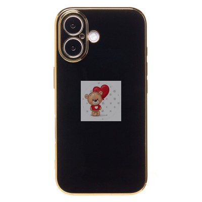 Чехол-накладка для Apple iPhone 16 (черный) - SC301 Чехол-накладка для Apple iPhone 16 (черный) - SC301