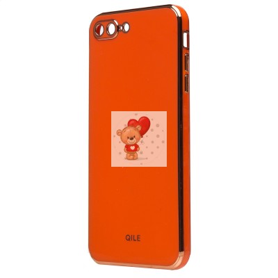 Чехол-накладка для Apple iPhone 7 Plus (оранжевый) - SC301