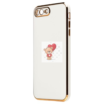 Чехол-накладка для Apple iPhone 7 Plus (белый) - SC301