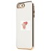 Чехол-накладка для Apple iPhone 7 Plus (белый) - SC301
